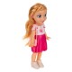 Papusa manechin blonda cu rochie fucsia si geanta 28 cm