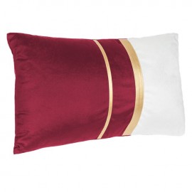 Perna decorativa din catifea cu liniile aurii 50 x 30cm