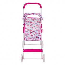 Carucior pentru papusi cu cos si copertina