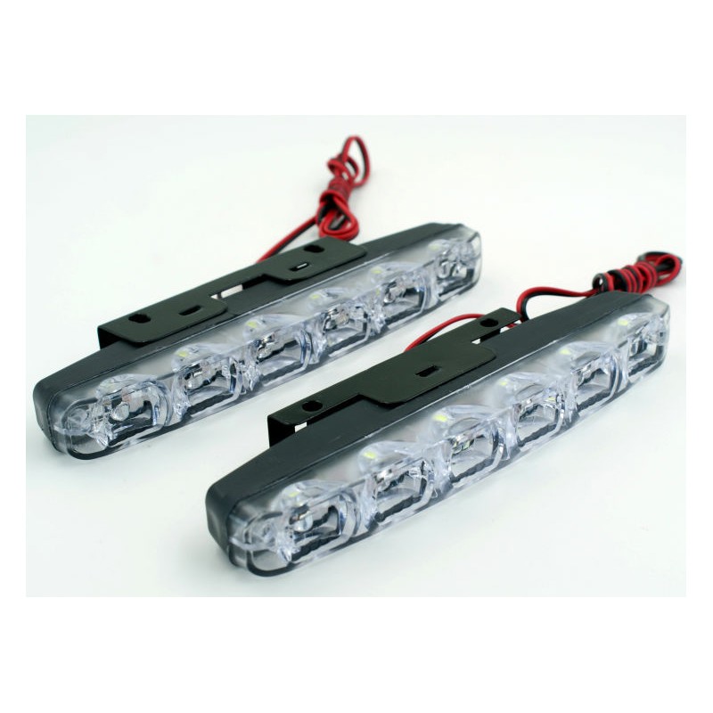 Lumini de zi DRL COB P6S 12V lumina alba