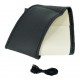 â€‹Husa volan imitatie piele  K95LUX Lata 38cm/11.5cm marimea M cu ac si ata culoare negru
