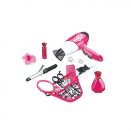 Set coafor cu uscator, foarfeca, oglinda, peptane pentru copii