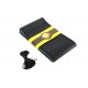 Husa volan LUX FST01 cu ac si ata piele cu gaurele marime: M Culoare: negru