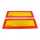 Placi reflectorizante camioane PREMIUM dreptunghiulare ( mari ) Cod: PD12 2buc/set