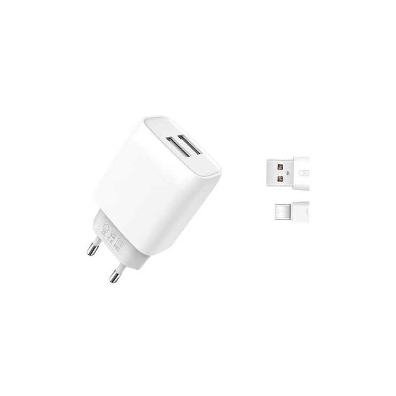 Incarcator retea USB 2.4A cu cablu tip-C XO-L65-NB103C Incarcator retea USB 2.4A cu cablu tip-C XO-L65-NB103C