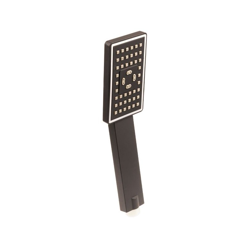 Cap dreptunghiular de dus premium negru Cap dreptunghiular de dus premium negru