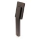 Cap dreptunghiular de dus premium negru