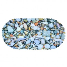 Covoras antiderapant pentru baie cu model de pietre 68x35 cm