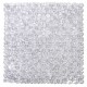 Covoras transparent pentru baie antiderapant pietre 50x50 cm