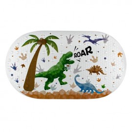 Covoras de baie antiaderapant cu dinozauri 69x38.5 cm