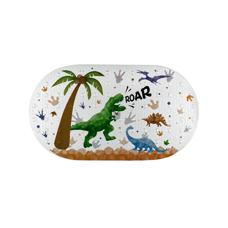 Covoras de baie antiaderapant cu dinozauri 69x38.5 cm