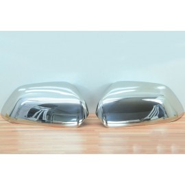 Ornamente crom pt. oglinda compatibil VW Polo 9N3 (2005-2009) cu semnalizari in oglinda