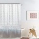 Perdea de dus clear 3D cu pietre transparente 180x180cm