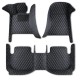 Covorase auto LUX PIELE 5D VW Golf 5/6  ( 5D-09 cusatura bej )