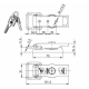 Inchizator oblon cu cheie ZB-13