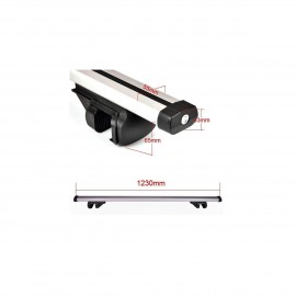 Bare portbagaj universale transversale din aluminiu cu cheie 120cm