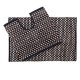 Set 2 covorase pentru baie negru bej cu model