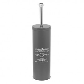 Perie WC metalica cu imprimeu 39cm