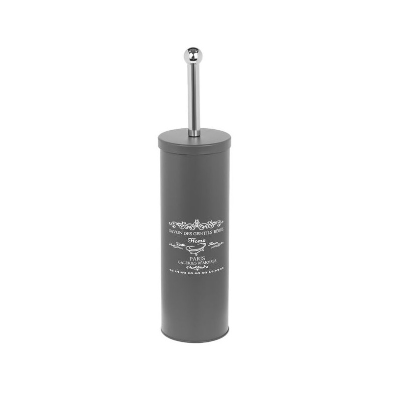 Perie WC metalica cu imprimeu 39cm Perie WC metalica cu imprimeu 39cm