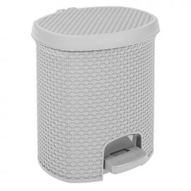 Cos de gunoi din plastic cu model diamond 7L