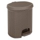 Cos de gunoi din plastic cu model diamond 7L