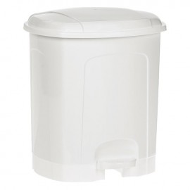 Coş de gunoi din plastic alb 11.5l