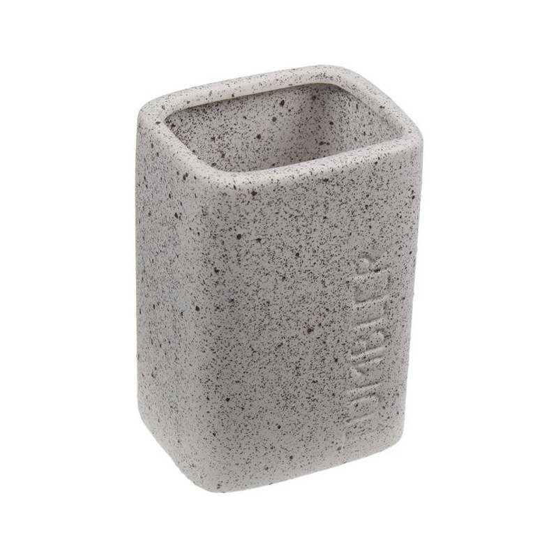 Suport ceramic patrat cu efect de nisip