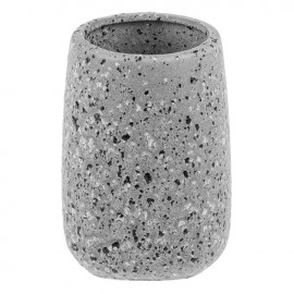 Suport rotund ceramic gri mat mozaic