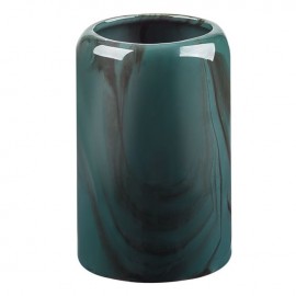 Suport rotund ceramic verde marble