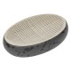 Set 3 piese ceramic pentru baie gri bej