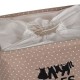 Cos pentru rufe din material textil cu buline