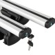 Set 2 Bare Transversale Portbagaj din Aluminiu cu antifurt