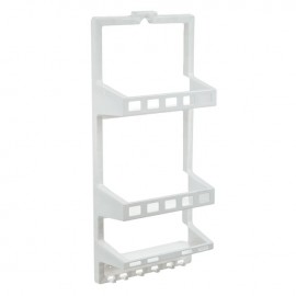 Raft din plastic cu 3 spatii pentru baie