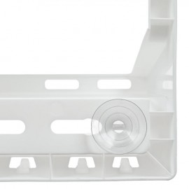 Raft din plastic cu 3 spatii pentru baie