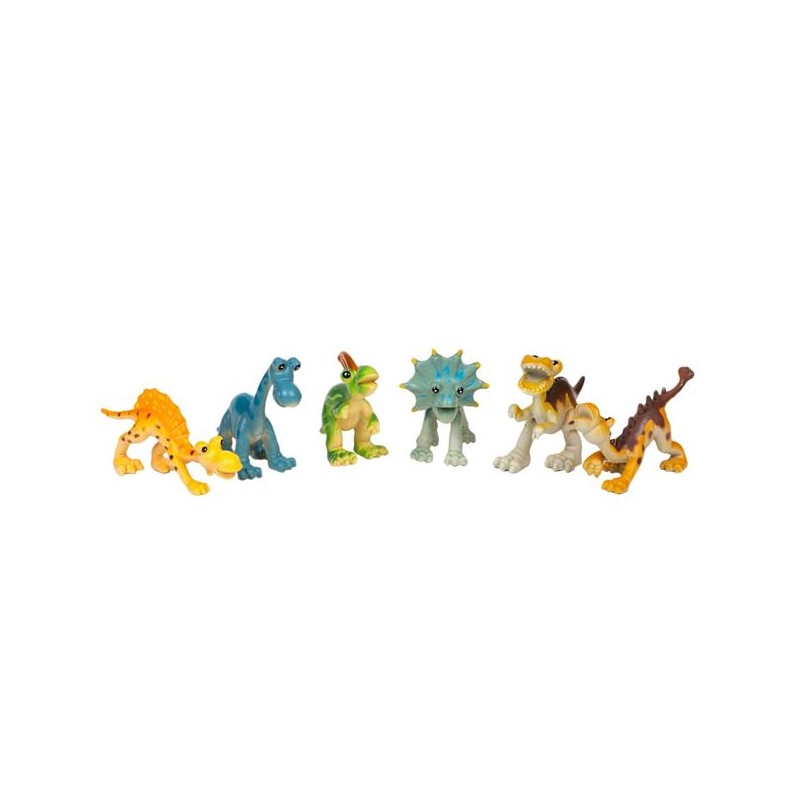 Set 6 dinozauri din plastic moale