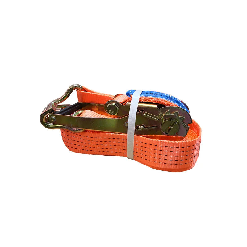 Chinga ancorare marfa m5000 kg l50 mm L8 m clichet simplu - 2 Chinga ancorare marfa m5000 kg l50 mm L8 m clichet simplu - 2