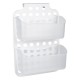 Raft din plastic pentru baie cu 2 nivele