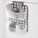 Raft din plastic pentru baie cu 2 nivele