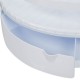 Raft din plastic alb pentru baie