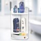 Raft din plastic alb pentru baie