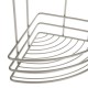 Raft pentru baie din inox cu 2 nivele si 2 carlige