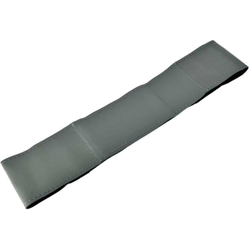 Husa volan piele cu gaurele 4C388 marimea M gri Husa volan piele cu gaurele 4C388 marimea M gri