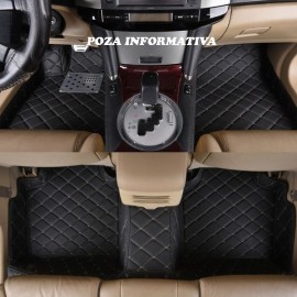 Covorase auto LUX PIELE 5D Porsche Cayenne 2014-2018 (cusatura bej )