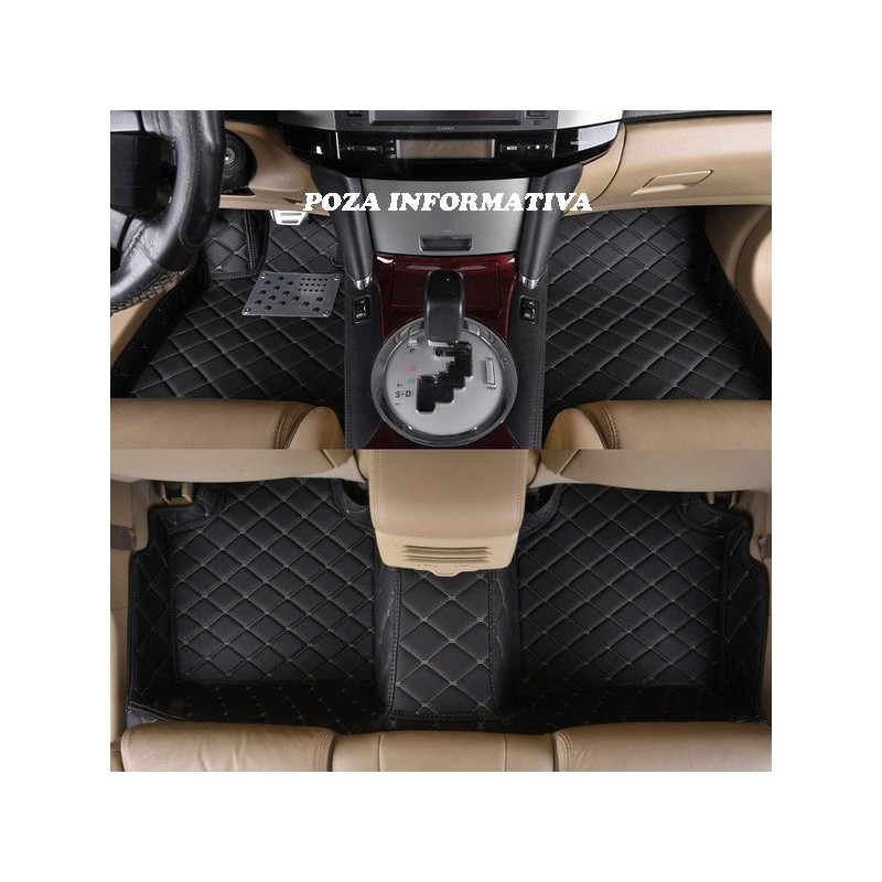 Covorase auto LUX PIELE 5D VW Sharan dupa 2012 ( cusatura bej )