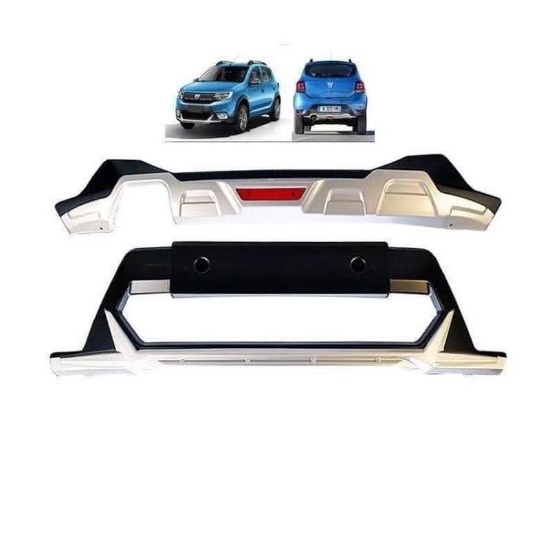 Bullbar fata+spate compatibil: SANDERO dupa 2018 Bullbar fata+spate compatibil: SANDERO dupa 2018