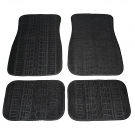Covorase auto din mocheta model anvelopa negru