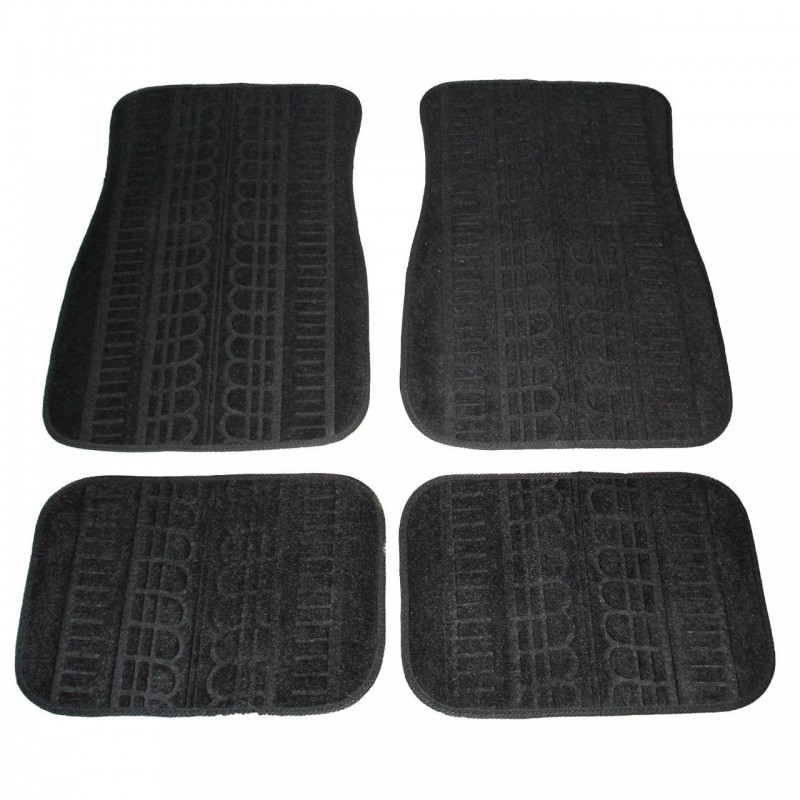 Covorase auto din mocheta model anvelopa negru