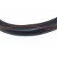 Husa volan FX62 din imitatie de piele marime M culoare negru cusatura rosie