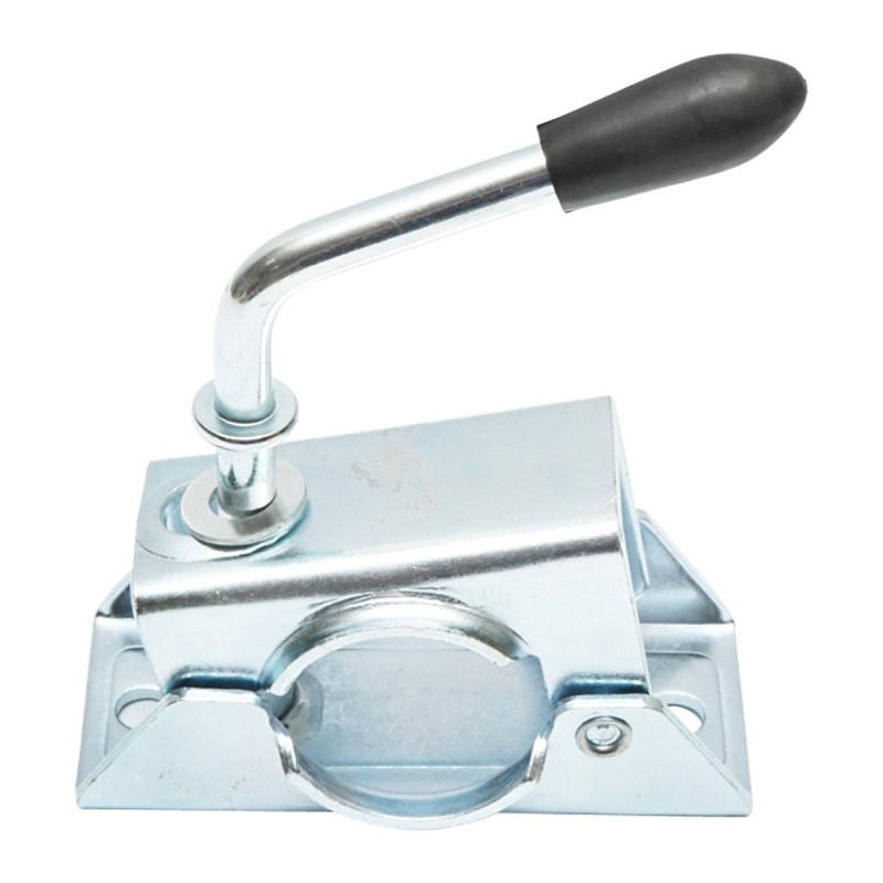 Clema suport pentru roata de sprijin remorca tija exterioara 48mm Clema suport pentru roata de sprijin remorca tija exterioara 48mm
