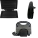 Aparat de sandwich grill negru inox 750W